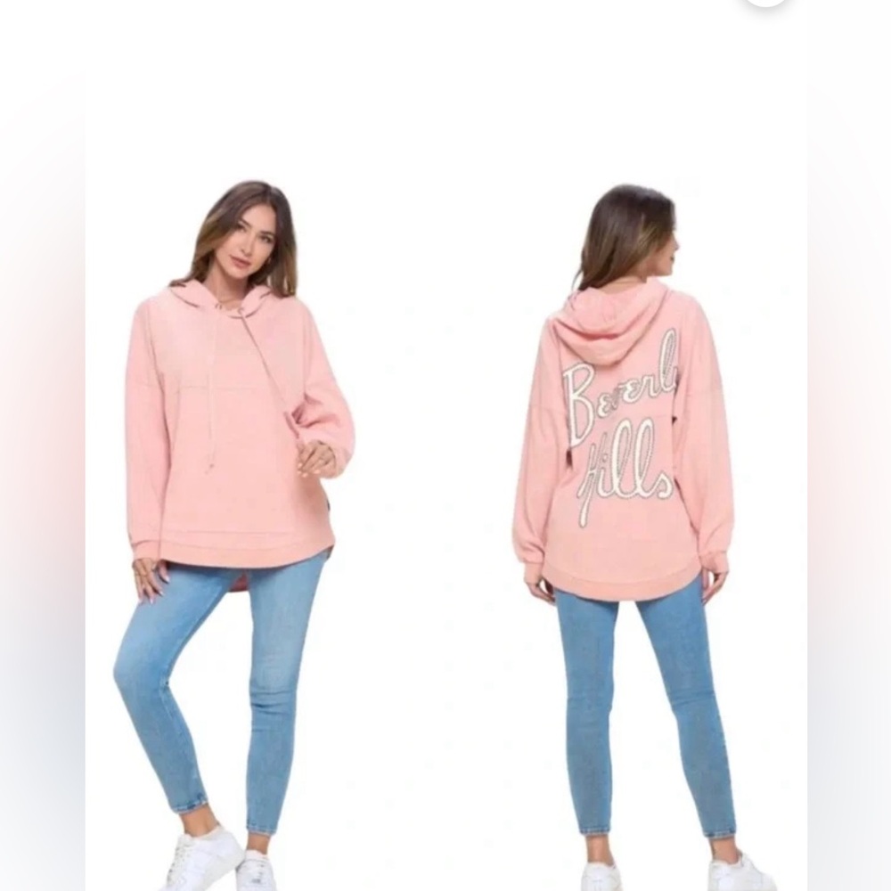 NWOT Spirit Jersey Hoodie - Picture 2 of 4